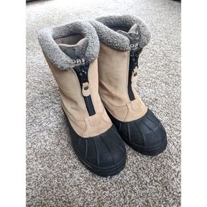 Sorel Women's Zip-Up Mid Calf Winter Boots